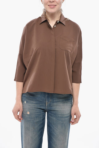 Cropped-Fit Shirt ELIDE With 3/4 Sleeves