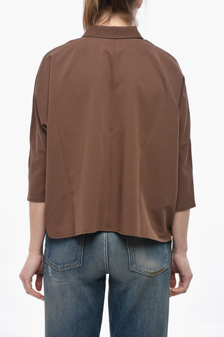 Cropped-Fit Shirt ELIDE With 3/4 Sleeves