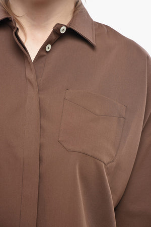 Cropped-Fit Shirt ELIDE With 3/4 Sleeves