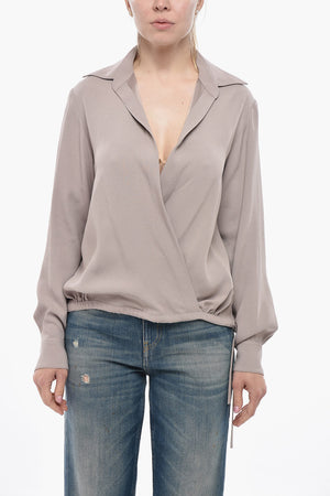 Blusa a Portafoglio CEDAL con Coulisse in Vita