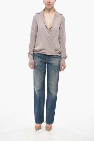 Blusa a Portafoglio CEDAL con Coulisse in Vita