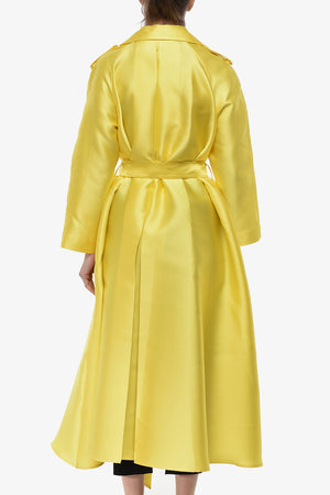 Wickel-Trench LANVIN aus Satin in Seidenmischung