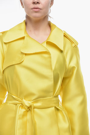 Trench a Portafoglio LANVIN in Satin di Misto Seta