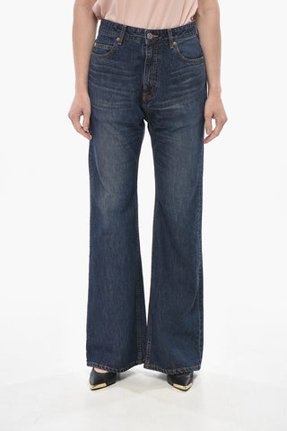 Dark-Wash Denim Bootcut Jeans 29cm