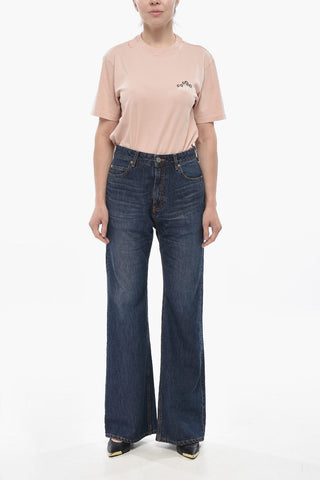 Dark-Wash Denim Bootcut Jeans 29cm