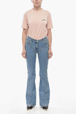 Bootcut-Jeans aus Stretch-Denim