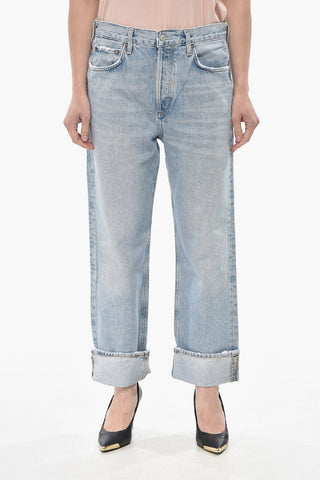 Straight-Fit Light-Wash Denim Jeans FRAN 20cm