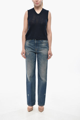 Gilet in Cashmere con Collo a V