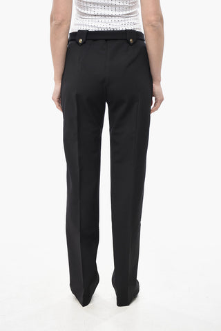 JEANS COUTURE Pantaloni in Misto Viscosa con Cintura