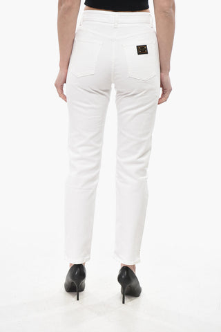Skinny-Fit-Jeans Aus Baumwolle Mit Used-Effekt 16cm