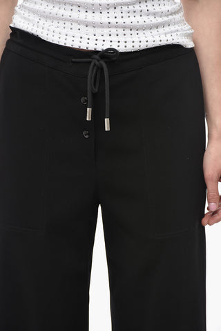 Hose aus Wollmischung BONNETTE mit Kordelzugbund