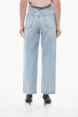 Baggy-Fit-Jeans mit V-Taille 21cm