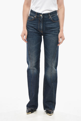 Dark Wash Denim Slim-Fit Jeans 22cm