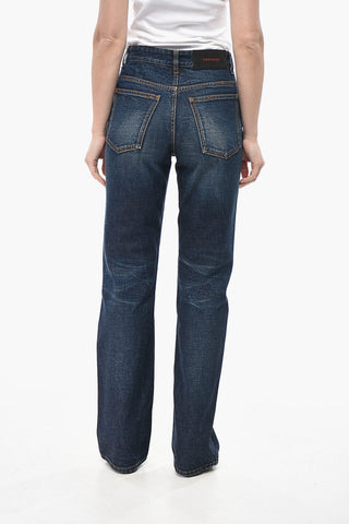 Dark Wash Denim Slim-Fit Jeans 22cm