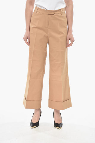 Chino-Hose Cropped Fit MELODIA Mit Umschlägen