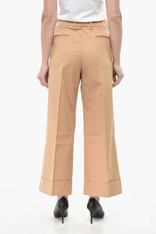 Chino-Hose Cropped Fit MELODIA Mit Umschlägen