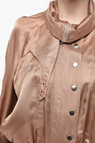 Satin Jacket VITA With High Collar