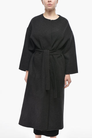 Pure Cashmere Coat With Belt