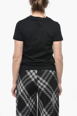 Crewneck T-Shirt START With Embroidered Logo