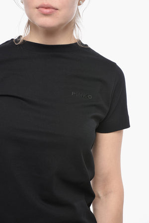 Crewneck T-Shirt START With Embroidered Logo