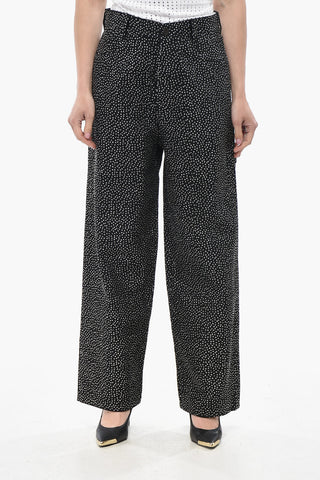 Hose Mit 5 Taschen Aus Baumwolle Mit Allover-Nieten