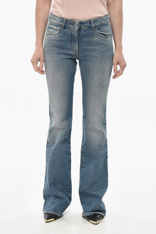 Denim Bootcut Jeans Vintage Wash 24cm