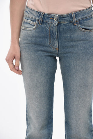 Denim Bootcut Jeans Vintage Wash 24cm
