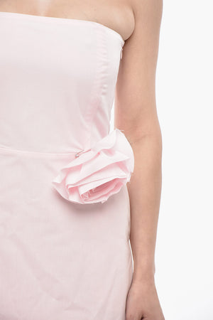 Vestito Senza Spalline CASWEL in Misto Cotone
