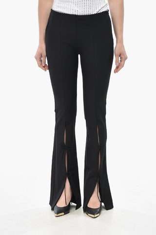JEANS COUTURE Bootcut-Hose mit Schnürdetail