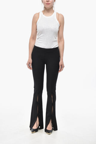 JEANS COUTURE Bootcut-Hose mit Schnürdetail