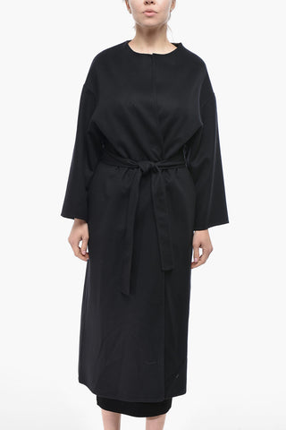Pure Cashmere Coat With Belt