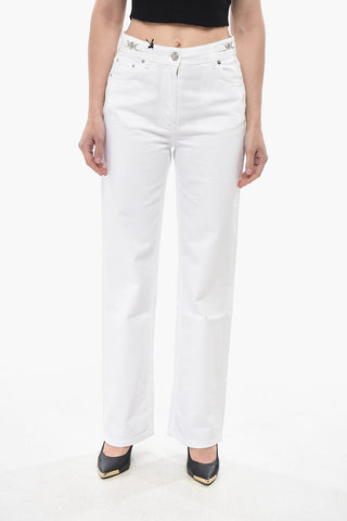 Gerade Jeans aus Baumwolle 22cm