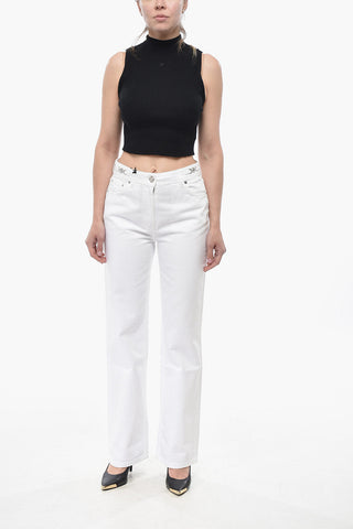 Gerade Jeans aus Baumwolle 22cm