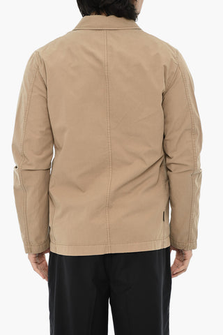 Leichter Baumwollblazer mit aufgesetzten Taschen