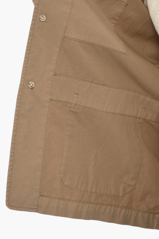 Leichter Baumwollblazer mit aufgesetzten Taschen
