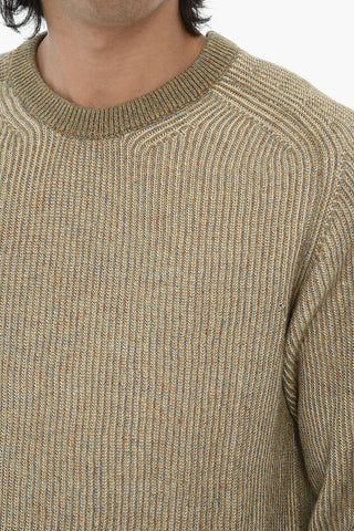 Linen and Cotton Crew-Neck Sweater MOULINE'