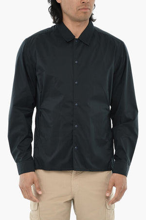 Nylon-Overshirt HIGH AERATION mit Frontknopfleiste