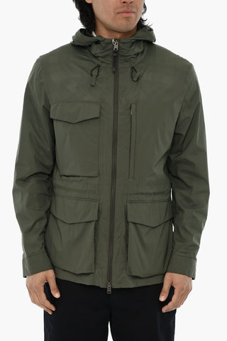Utility-Jacke RIPSTOP MOUNTAIN aus Nylon mit Kapuze