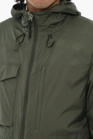 Utility-Jacke RIPSTOP MOUNTAIN aus Nylon mit Kapuze