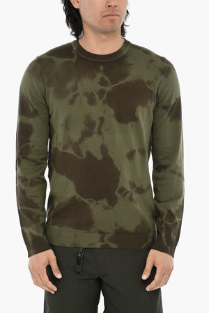 Light Cotton Tie-Dye Crewneck Sweater