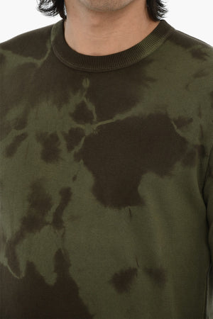Light Cotton Tie-Dye Crewneck Sweater