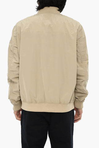Solid-Color Full-Zip Bomber