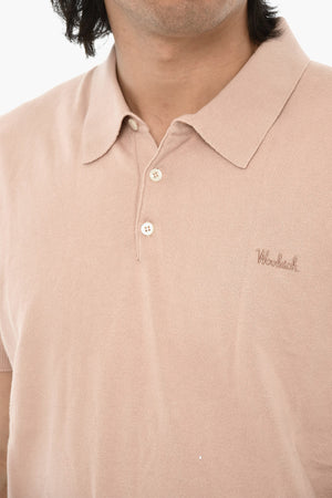 Polo in Tinta Unita con Logo Ricamato