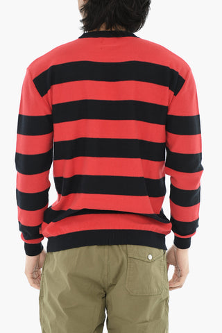 Maglia Girocollo in Cotone Leggero a Righe