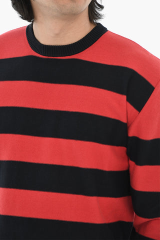 Maglia Girocollo in Cotone Leggero a Righe