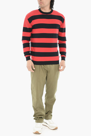 Maglia Girocollo in Cotone Leggero a Righe