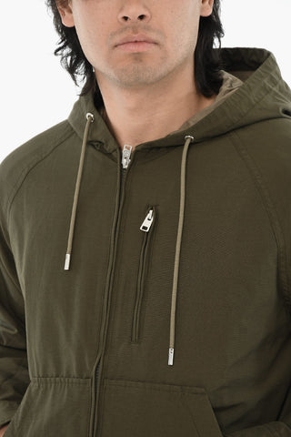 Jacke aus Baumwollmischung LOBSTER mit Kapuze