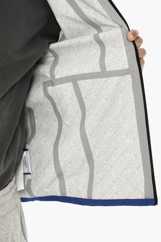 Solid-Color Windbreaker with Hood