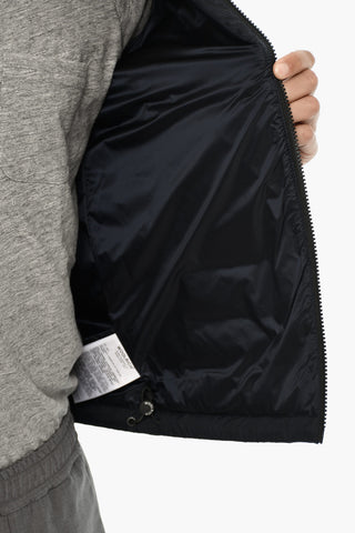 Quilted Nylon Puffer Jacket with Hood