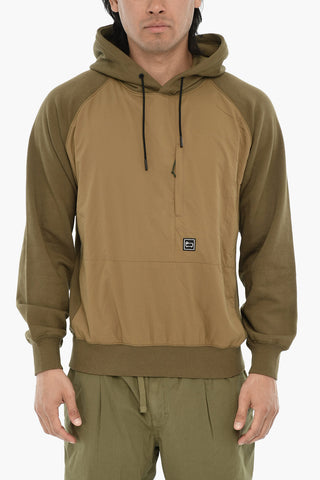 Felpa Hoodie in Doppio Tessuto con Taschino